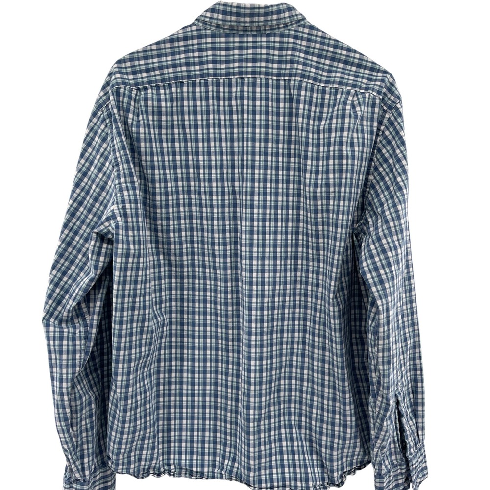 J Crew Mens Slim Untucked Flex Washed Plaid Button Down Shirt‎ XL - Picture 7 of 7
